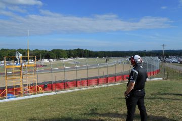 NASCAR journalist at Mid-Ohio